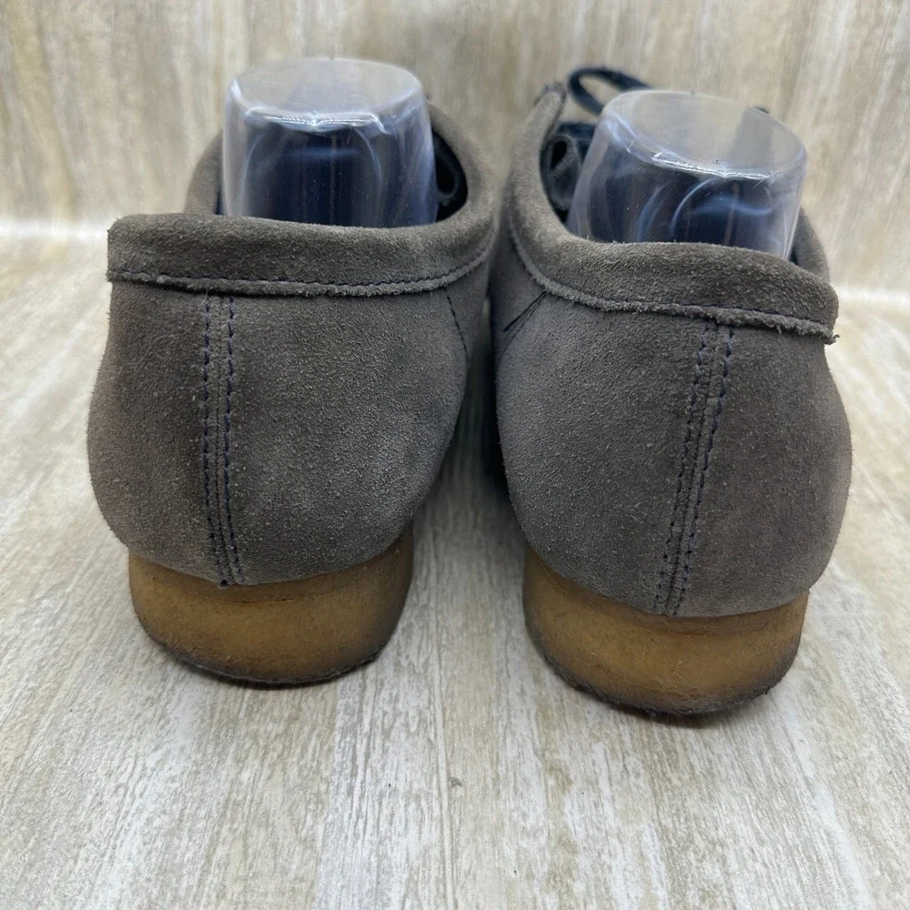 Clarks Originals Mens WALLABEE Boot Shoes Moccasin Sz US 13 Gray Suede‎